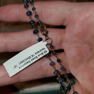 JUST REDUCED! 15ct Sapphire Bead Necklace